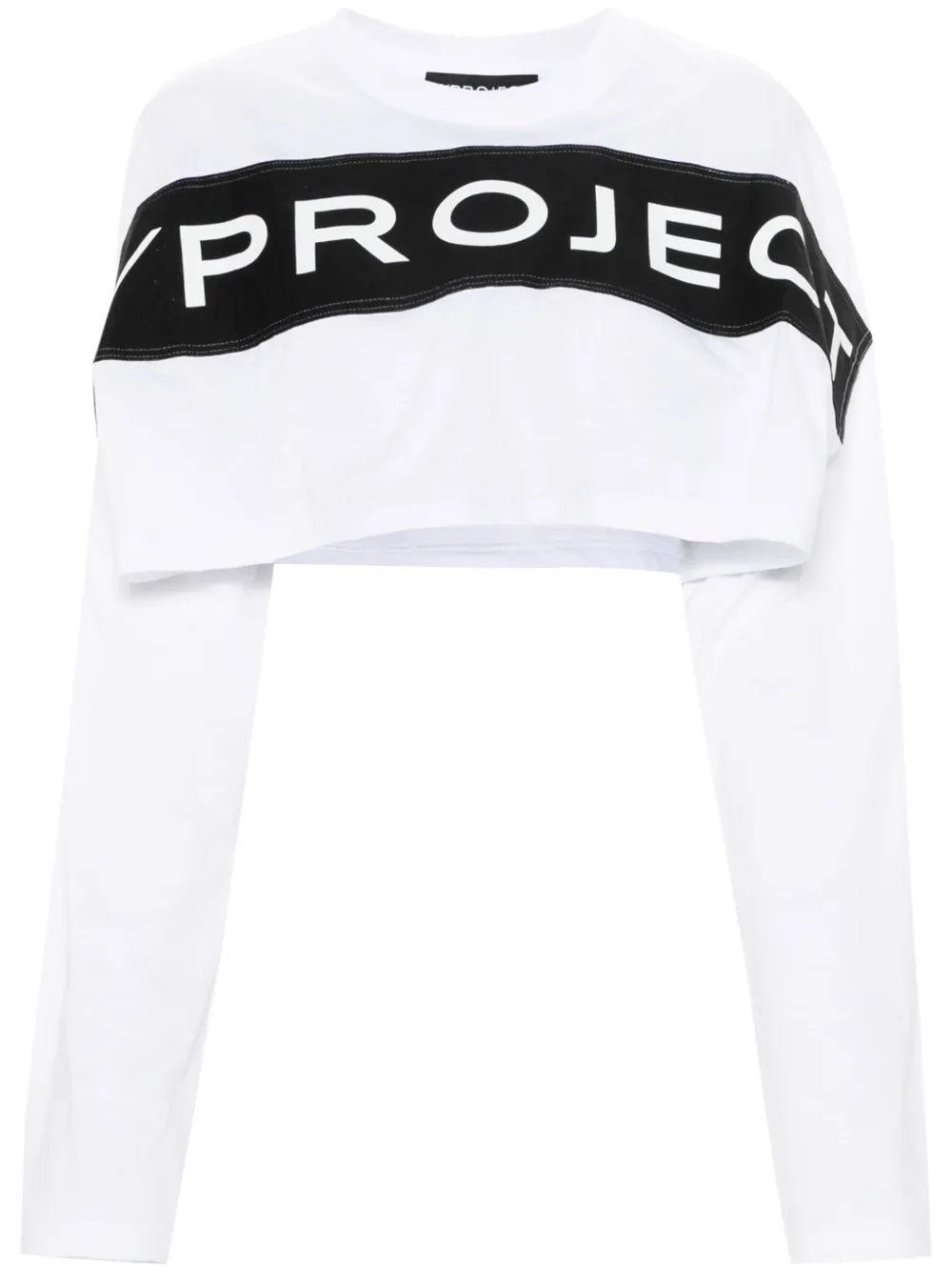Logo-Appliqué Cropped T-Shirt