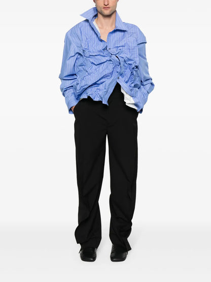 Embroidered-Logo Cotton Shirt