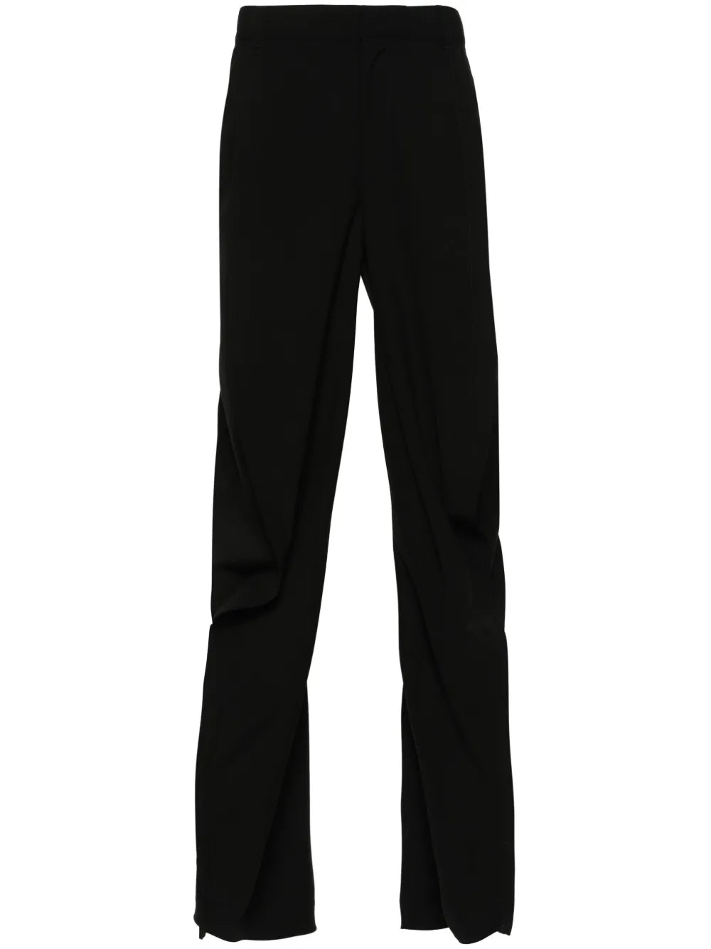 Wool Tapered Trousers