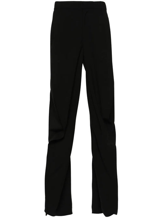 Wool Tapered Trousers