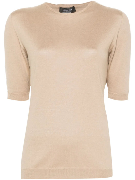 Fine-Ribbed Top
