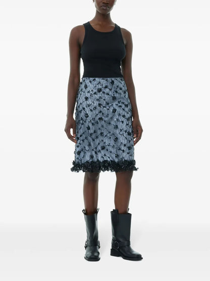 Sequinned Tulle Skirt