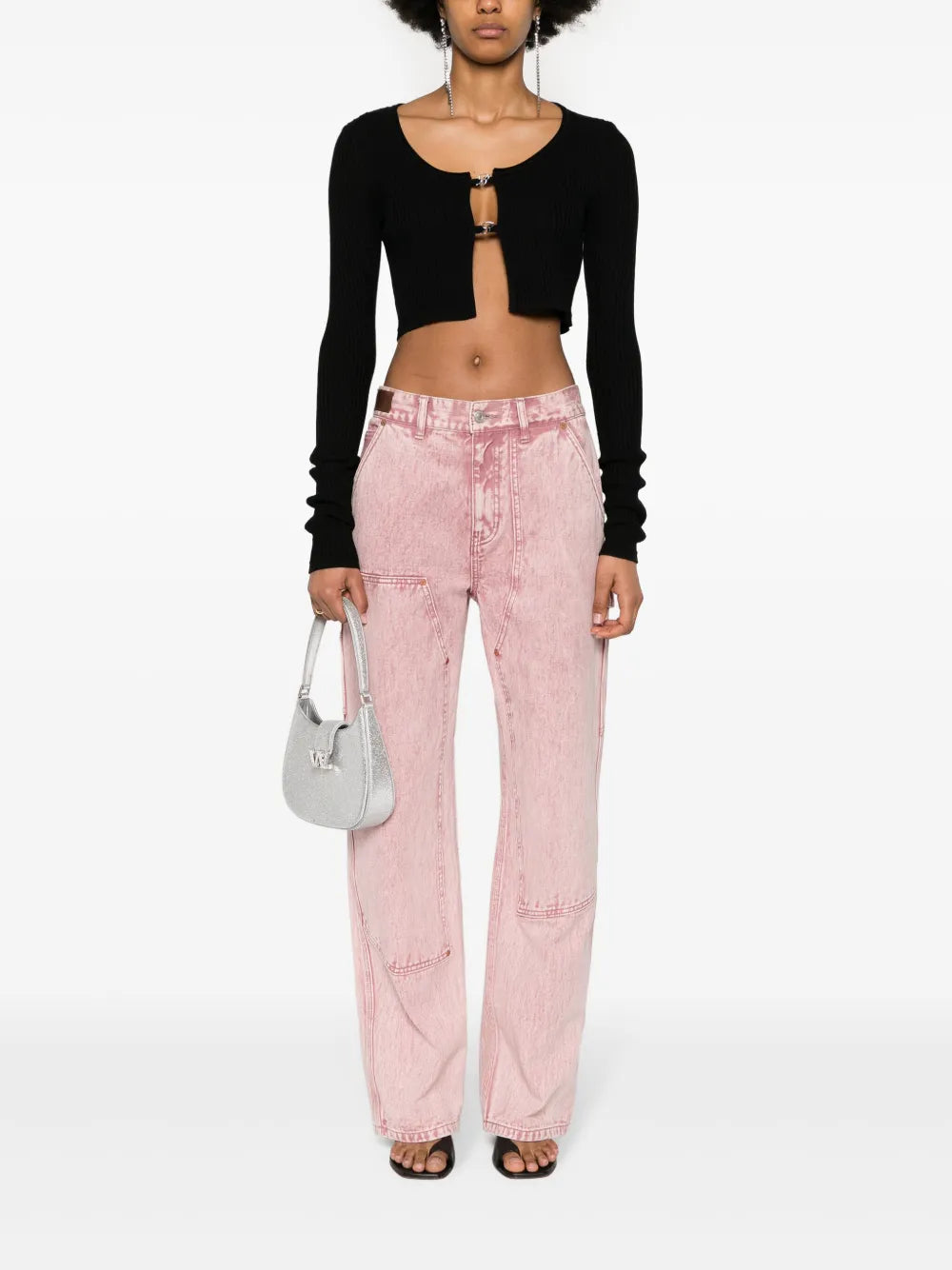 Logo-Plaque Cropped Cardigan