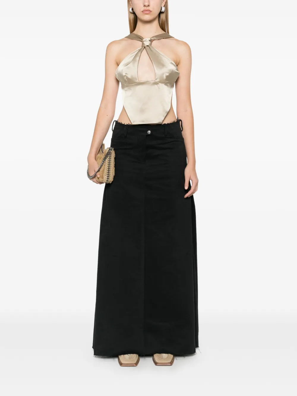Fold Maxi Skirt