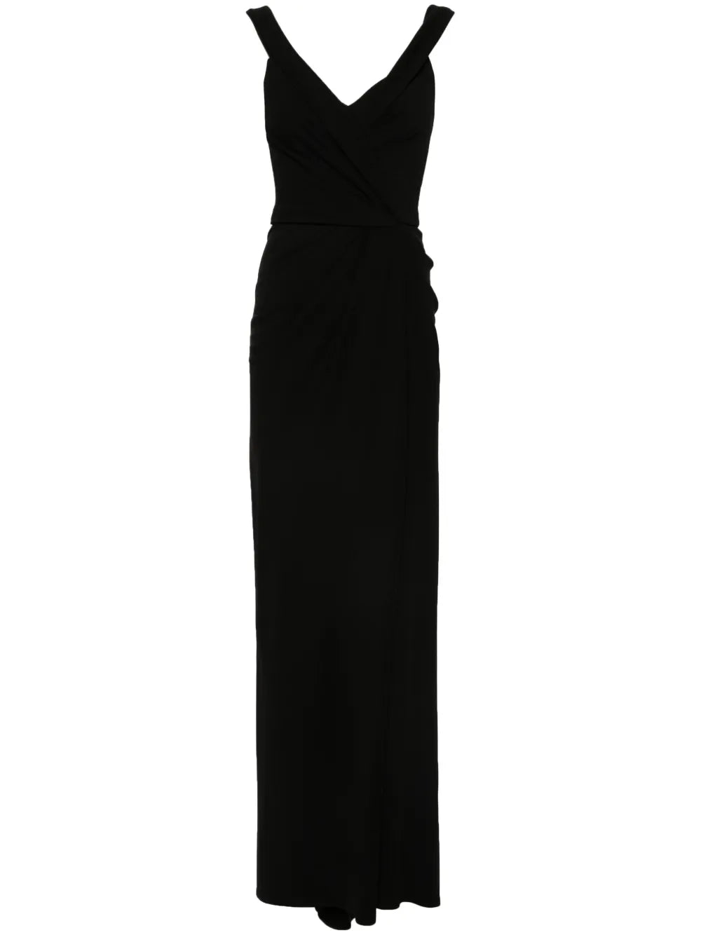 Off-Shoulder Draped Gown