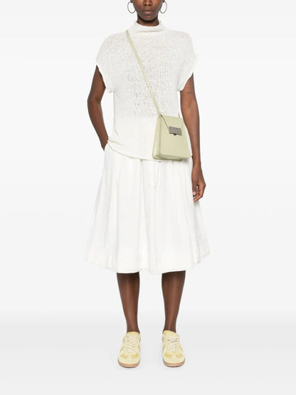 Open-Knit Sleeveless Jumper