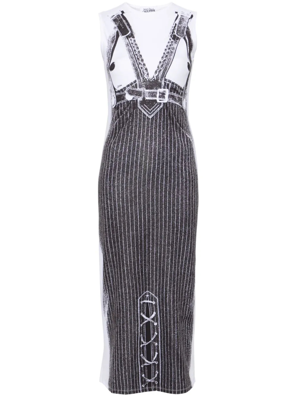 Madonna Trompe L'Oeil Midi Dress