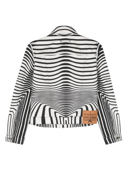 Morphing Digital-Print Denim Jacket