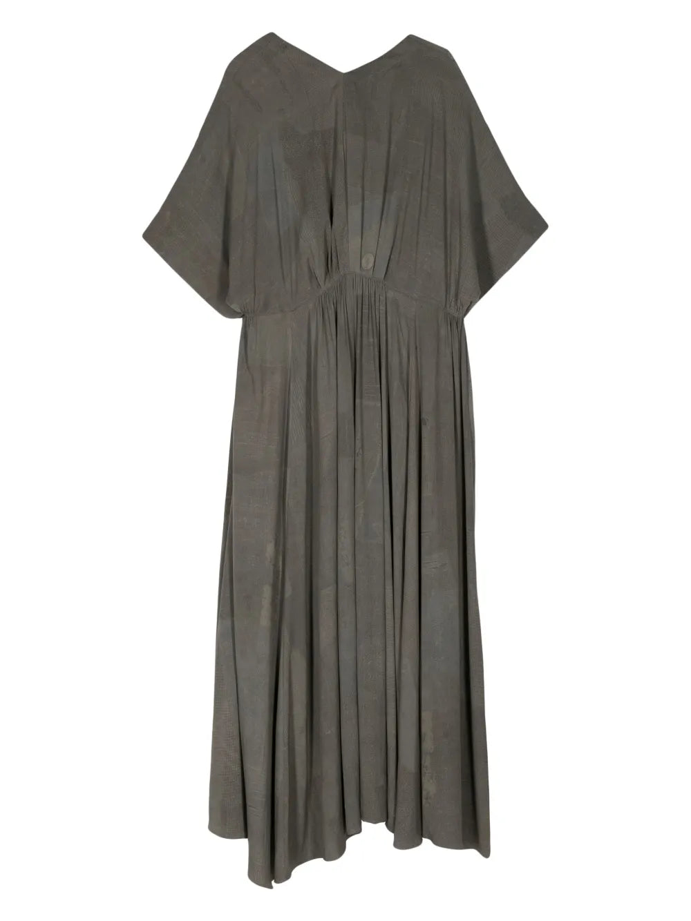 Draped Silk Max Dress