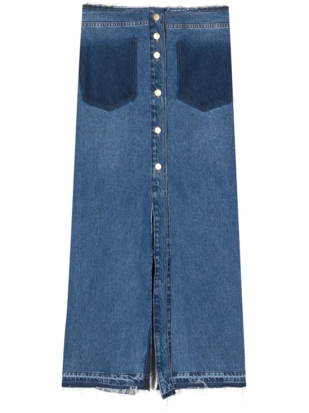 Elise Denim Maxi Skirt