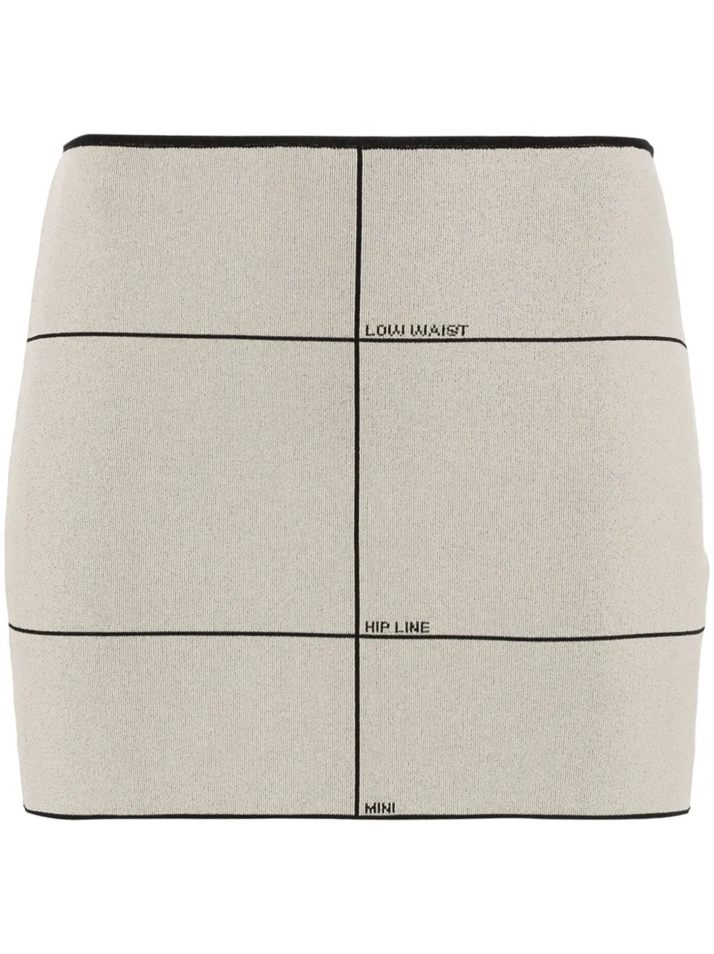 Motif-Print Mini Skirt