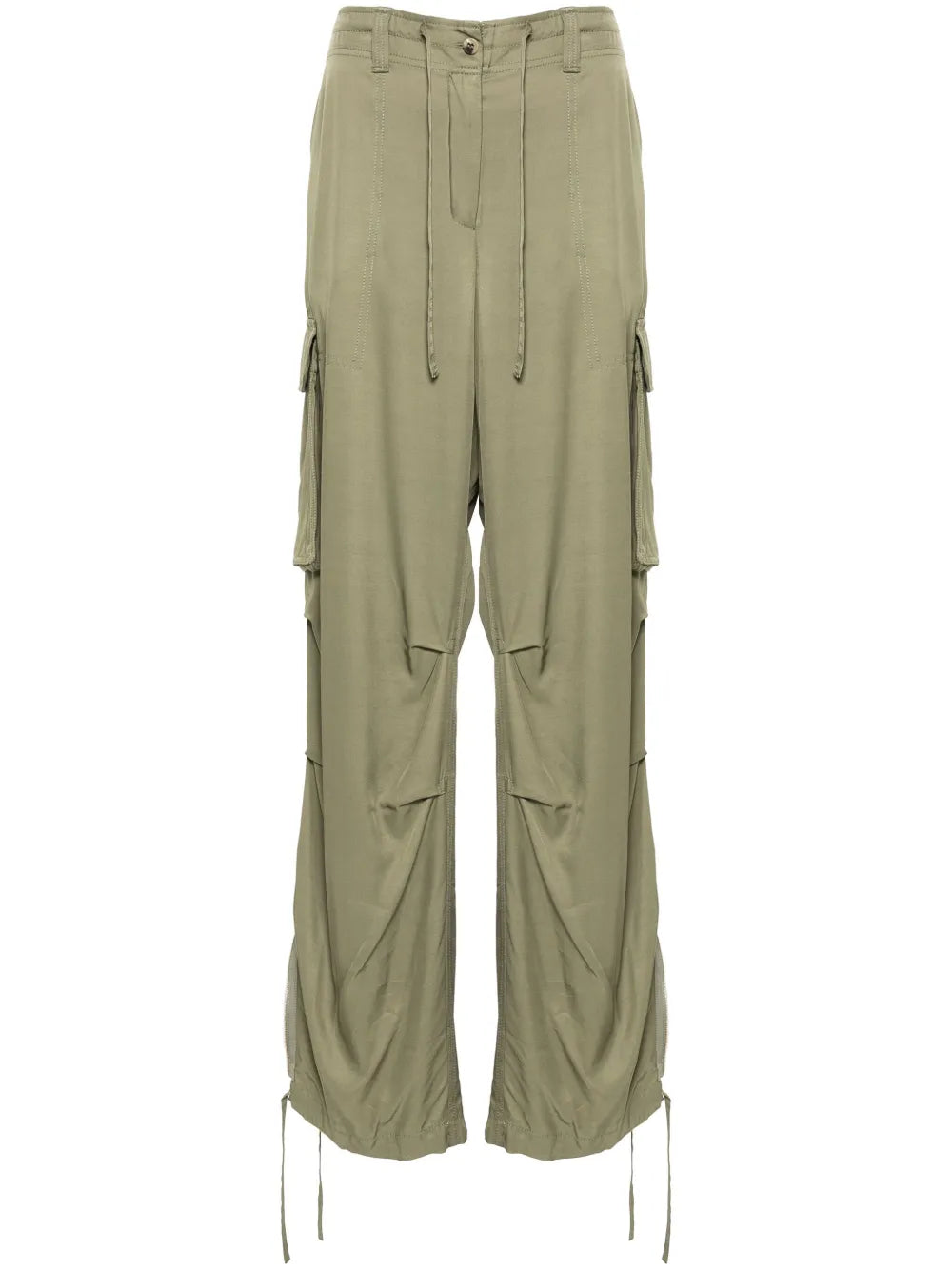 Wide-Leg Cargo Pants
