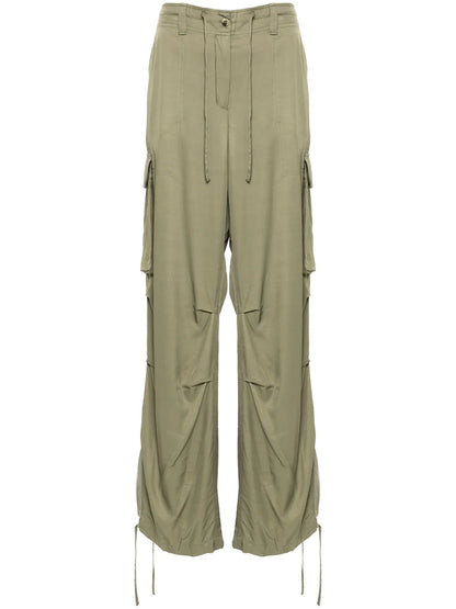 Wide-Leg Cargo Pants