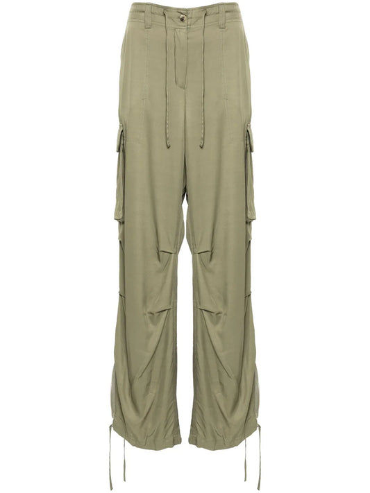 Wide-Leg Cargo Pants