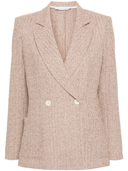 Double-Breasted Button Blazer