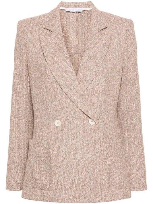 Double-Breasted Button Blazer