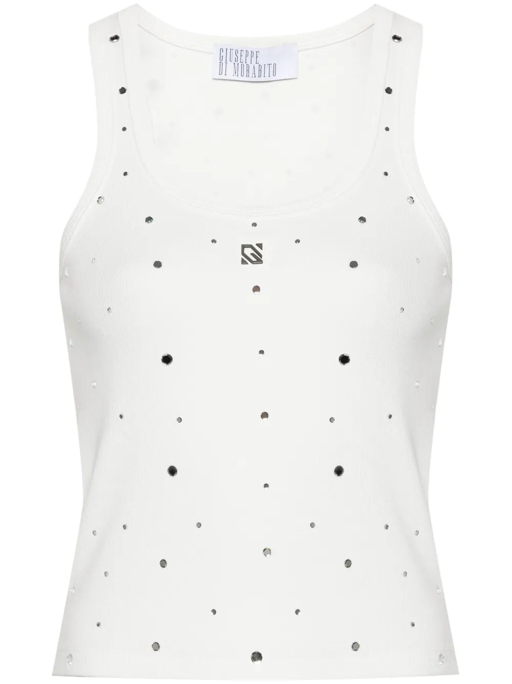 Crystal-Embellished Tank Top