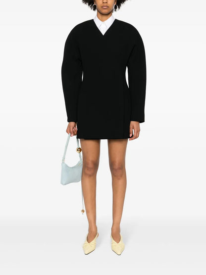 La Oval Robe Mini Dress