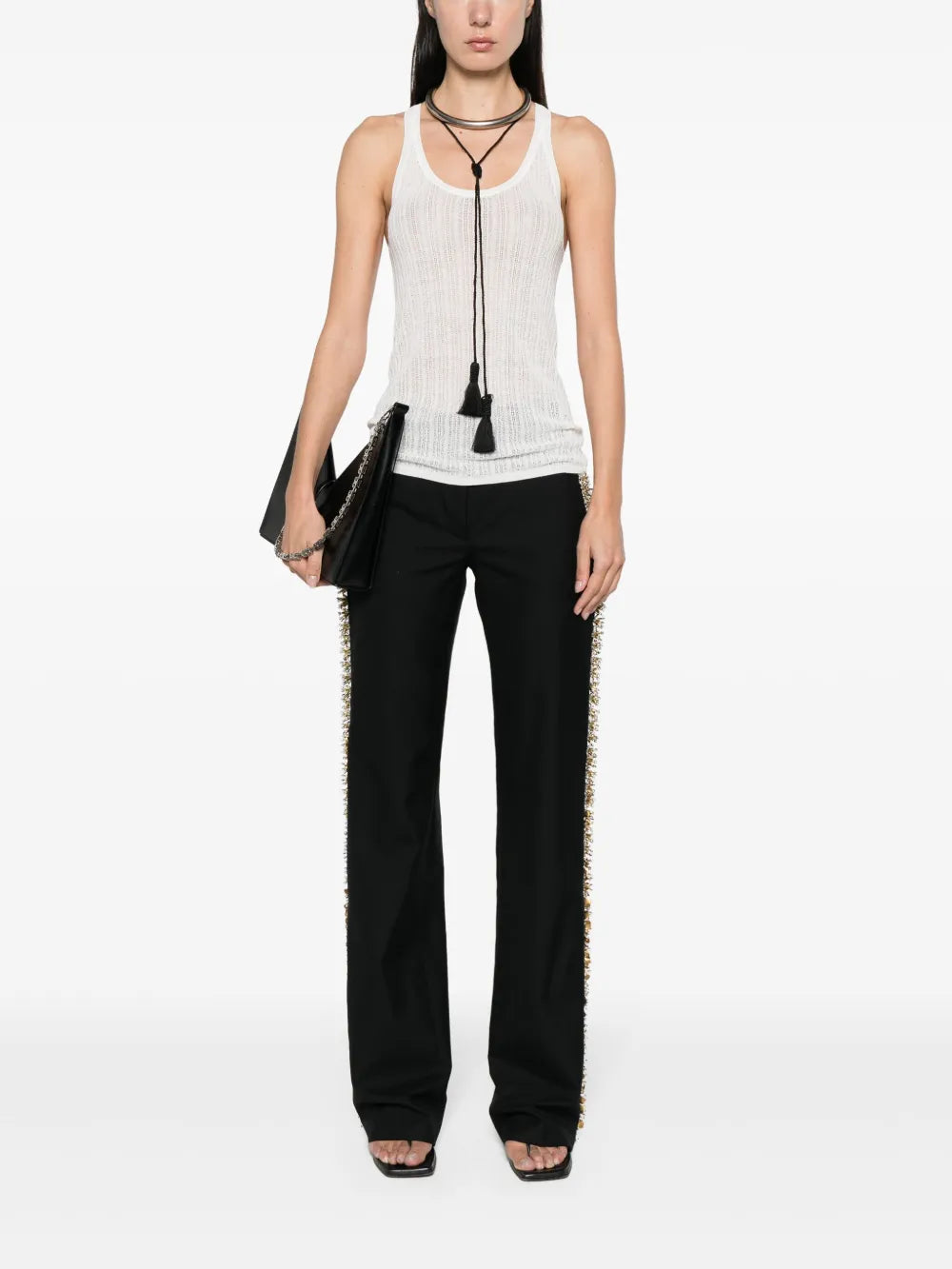Dorsia Open-Knit Top