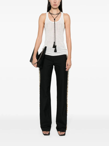 Dorsia Open-Knit Top