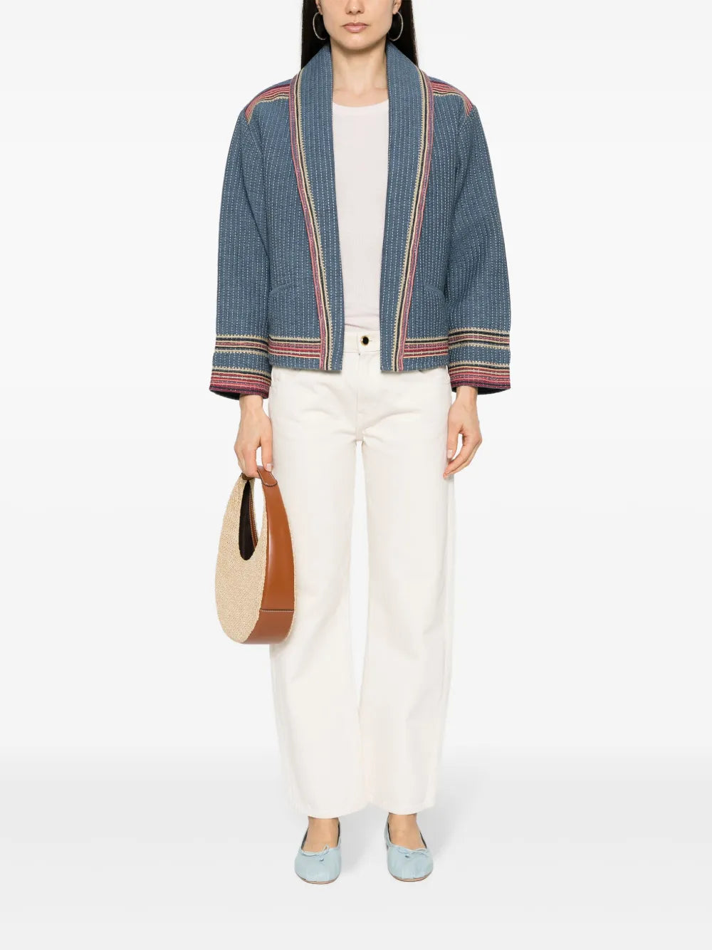 Ciago Striped Cotton Jacket