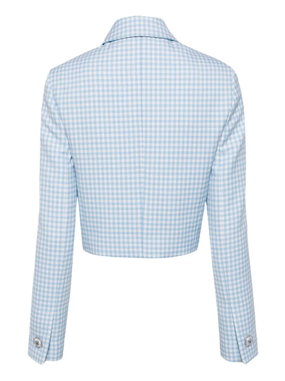 Medusa-Buttons Cropped Jacket