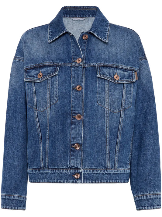 Button-Up Denim Jacket
