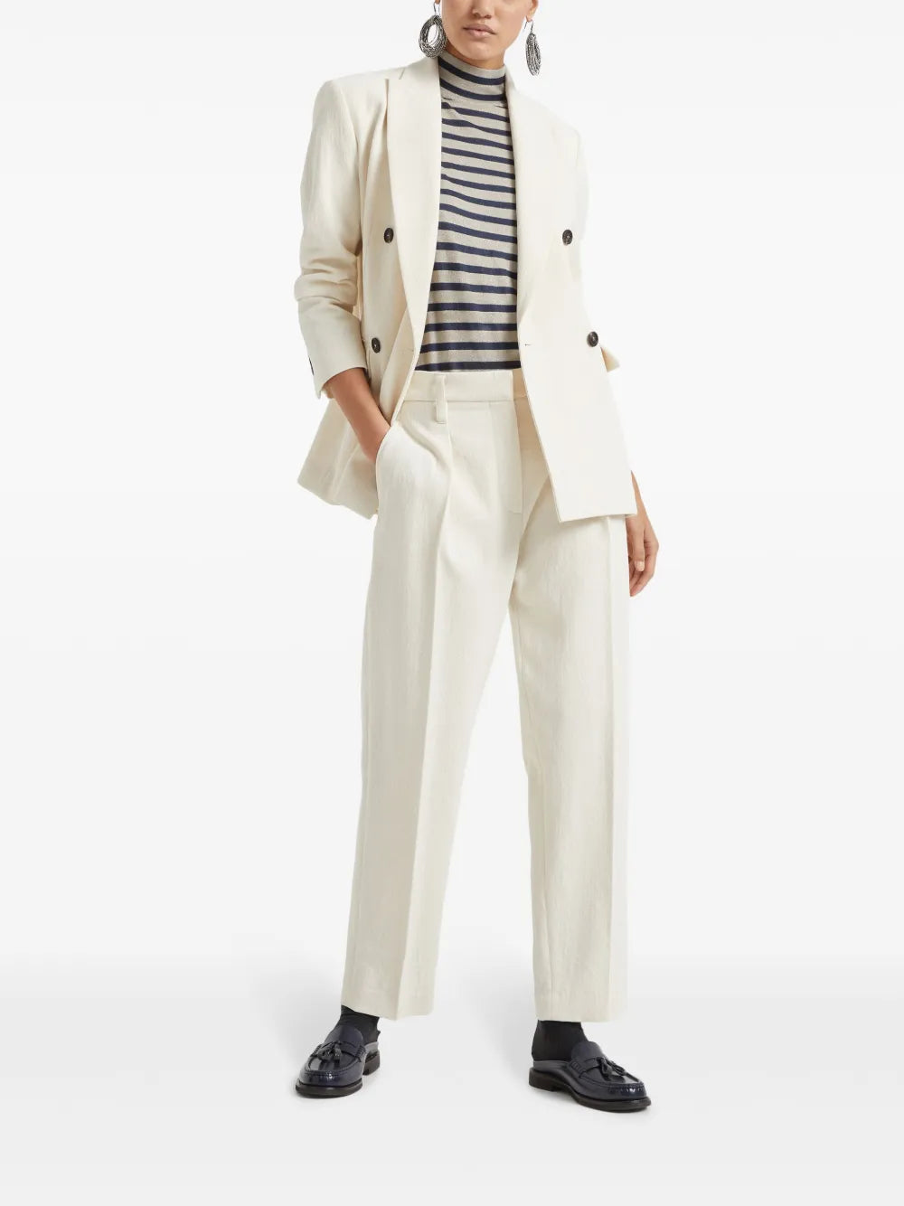 Double-Breasted Wool Blazer