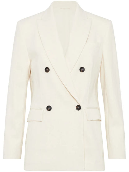 Double-Breasted Wool Blazer