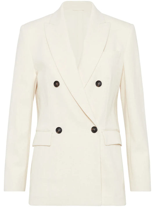 Double-Breasted Wool Blazer
