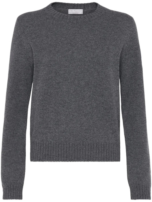 Crew-Neck Cashmere Jumper