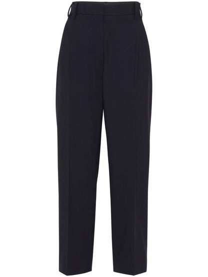 Pleated Tapered Trousers