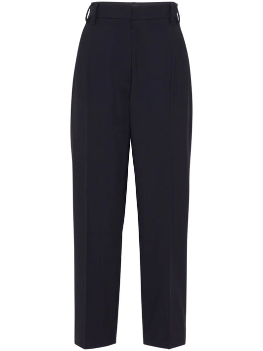 Pleated Tapered Trousers