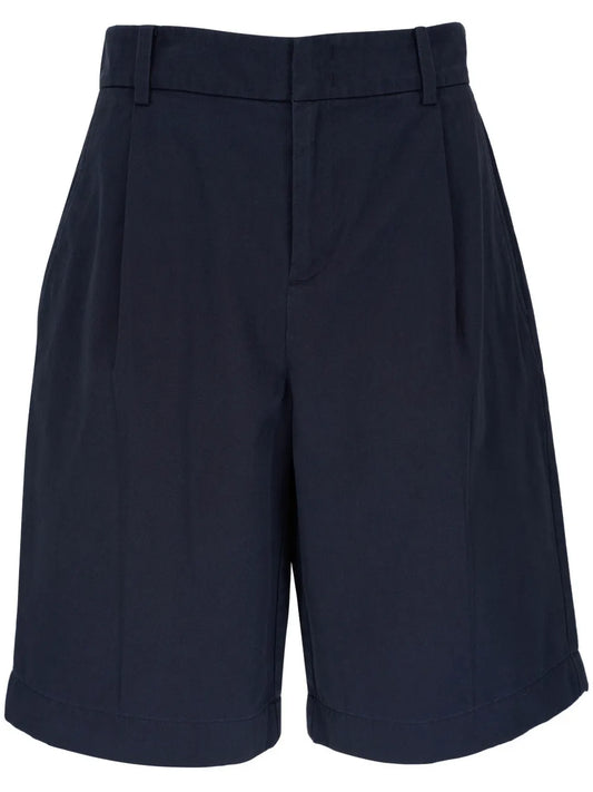 Elasticated-Waist Cotton Shorts