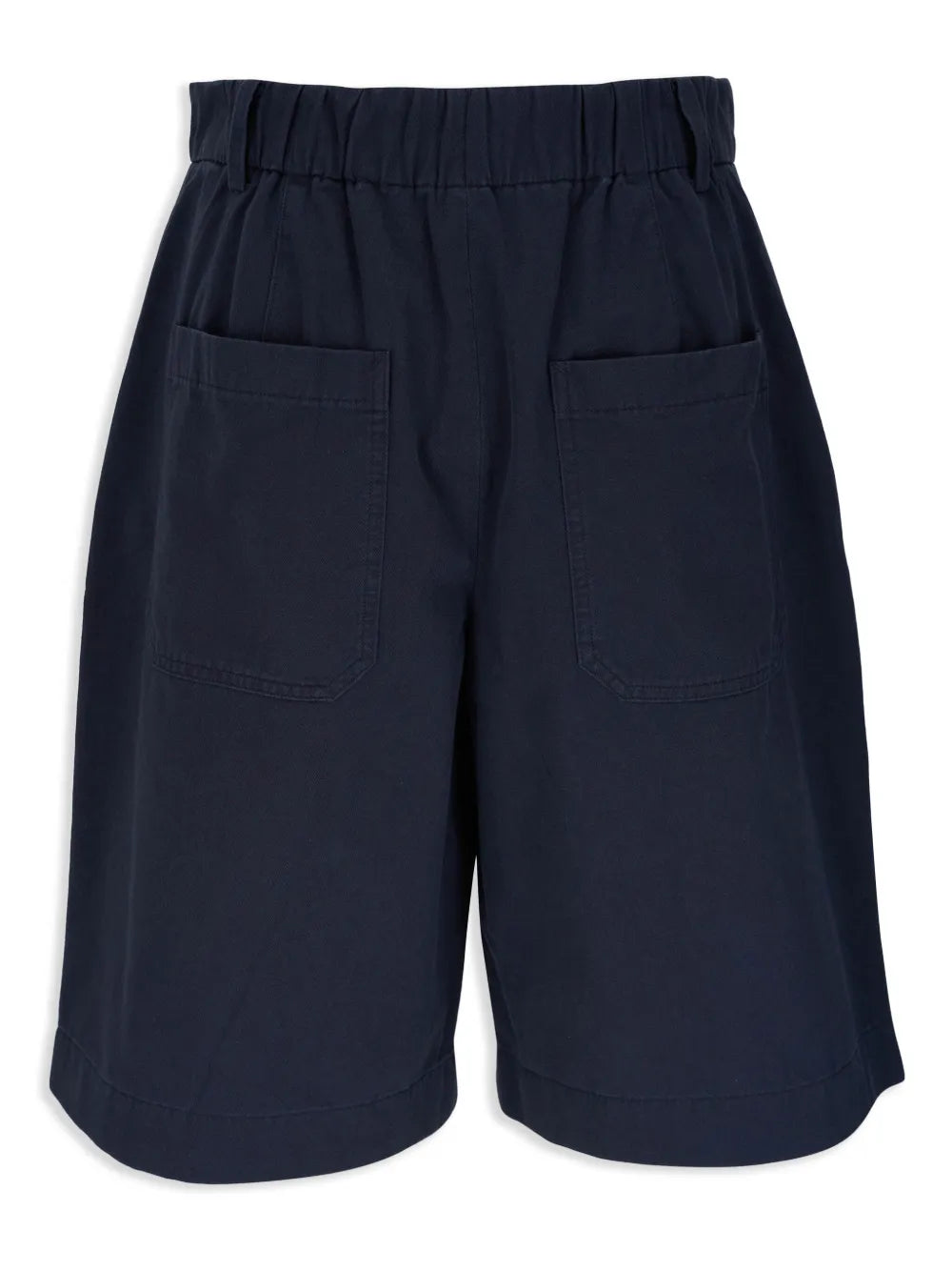 Elasticated-Waist Cotton Shorts