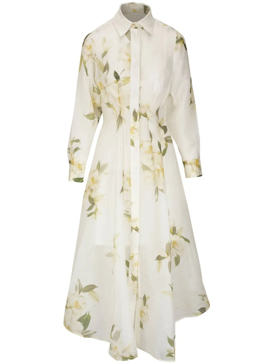 Harmony Floral-Print Midi Dress