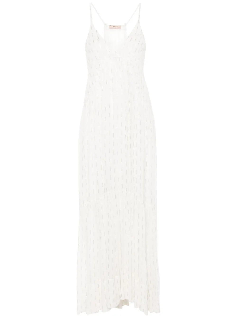 Sequinned Georgette Slip Dress