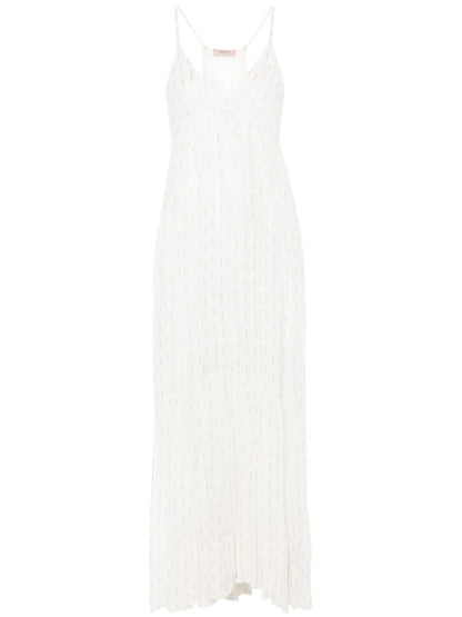 Sequinned Georgette Slip Dress