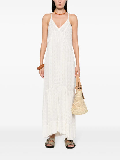 Sequinned Georgette Slip Dress