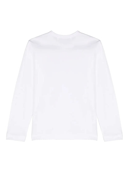 Heart-Print Cotton T-Shirt