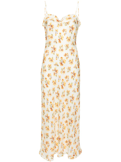 Calsi Floral-Print Midi Dress