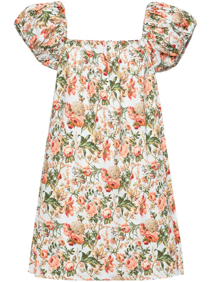 Julie Floral-Print Minidress