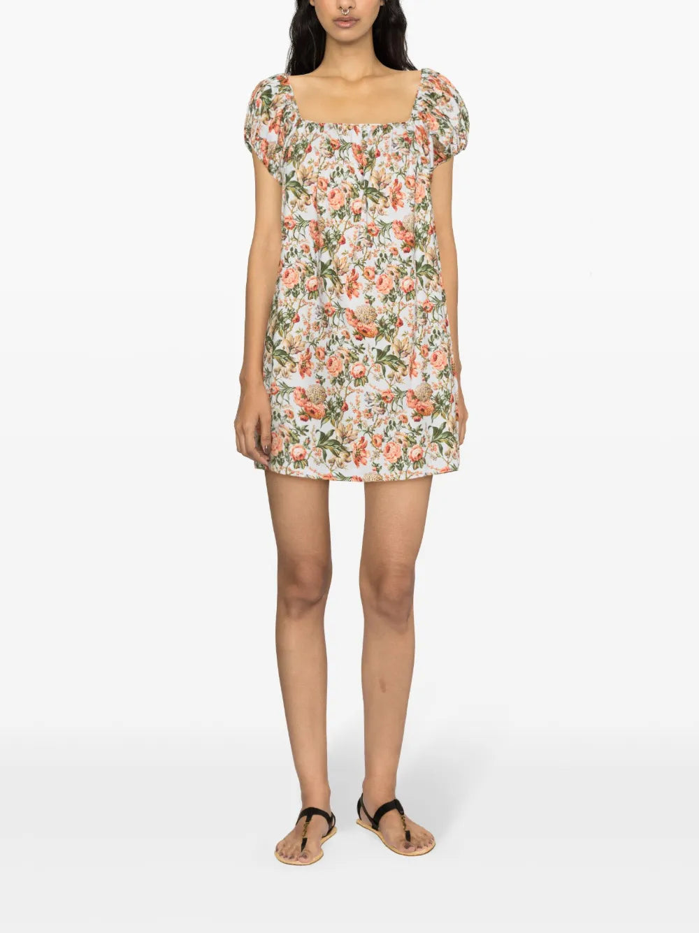 Julie Floral-Print Minidress