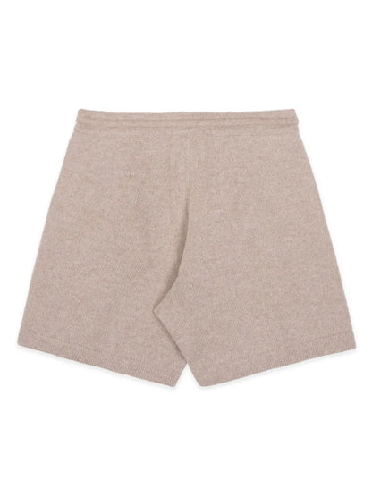 Vendome Logo-Embroidered Cashmere Shorts