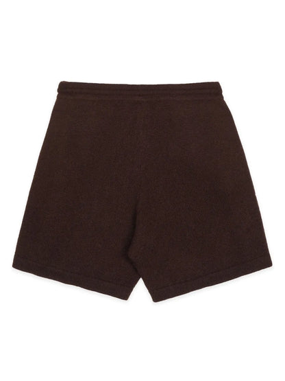 Vendome Logo-Embroidered Cashmere Shorts