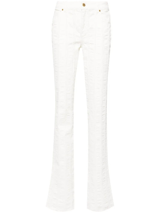 Mid-Rise Straight-Leg Jeans
