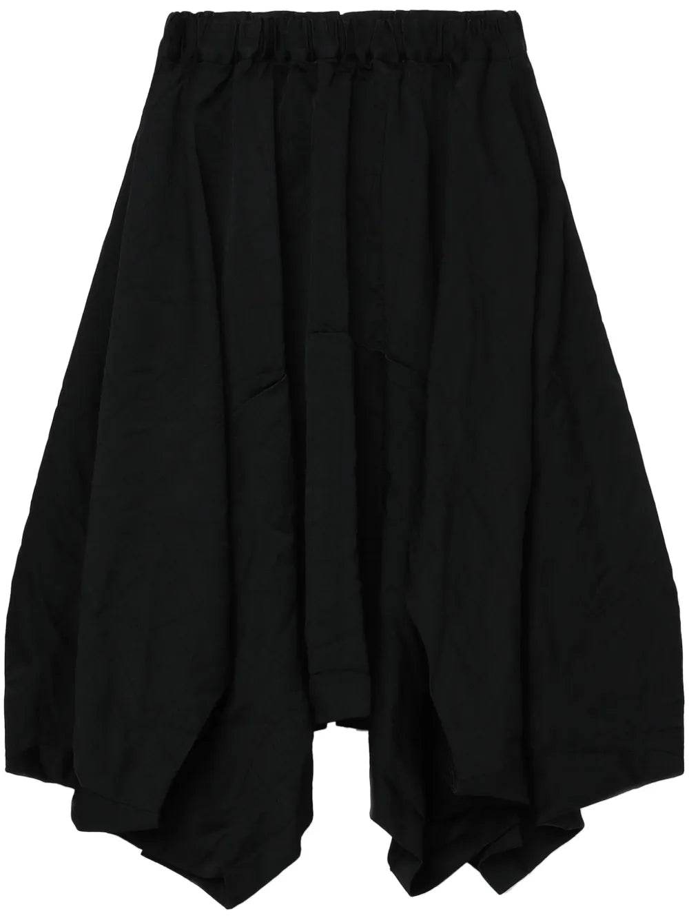 Asymmetric High-Rise Midi Skirt