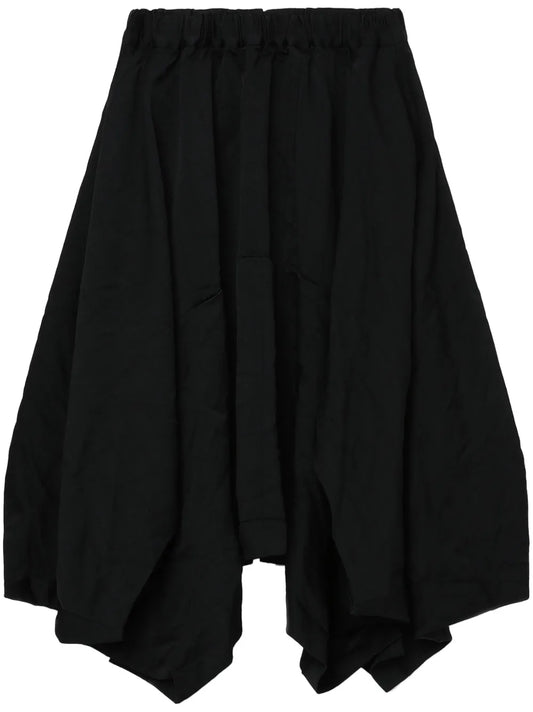 Asymmetric High-Rise Midi Skirt