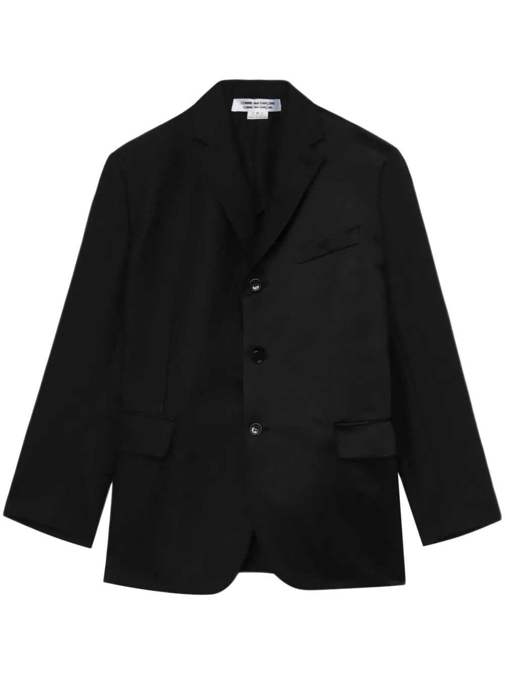 Notched-Lapels Single-Breasted Blazer