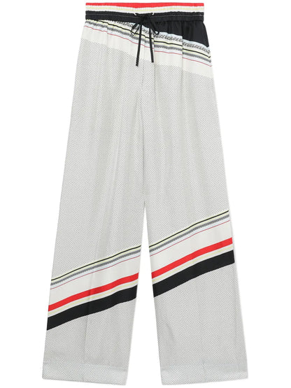 Liberty Wide-Leg Silk Trousers